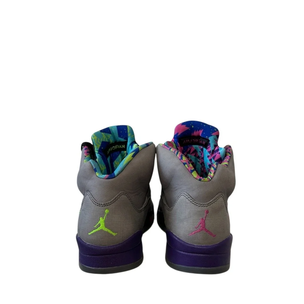 Jordan 5 Retro Alternate Bel-Air Mens Grey Purple DB3335-100 High Top Sneakers 9